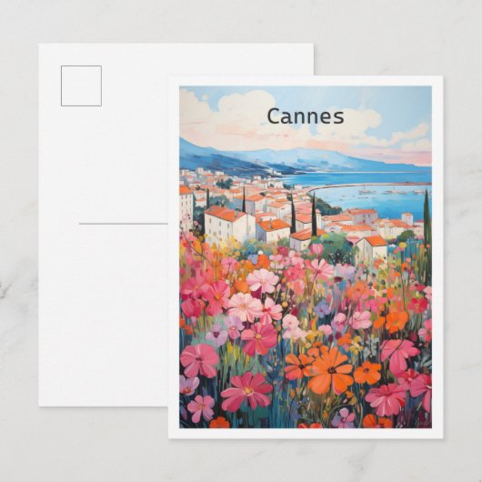 Cannes Frankrijk Reizen Esthetisch Briefkaart (Voorkant / Achterkant)
