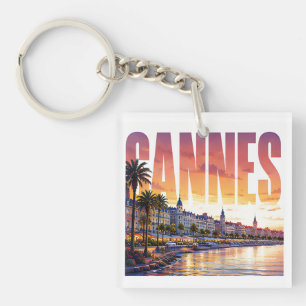 Cannes Frankrijk Riviera Gouden Kust Sleutelhanger