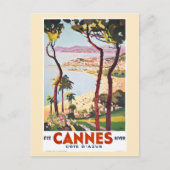 Cannes Frankrijk  Rivièra Reizen Briefkaart (Voorkant)