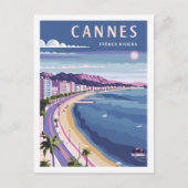 Cannes Frankrijk Vintage Beroemde Reisplaats Briefkaart (Voorkant)
