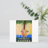  Cannes Frans reizen Briefkaart (Staand voorkant)
