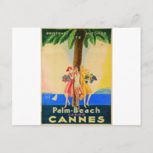  Cannes Frans reizen Briefkaart