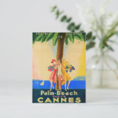  Cannes Frans reizen Briefkaart (Staand voorkant)