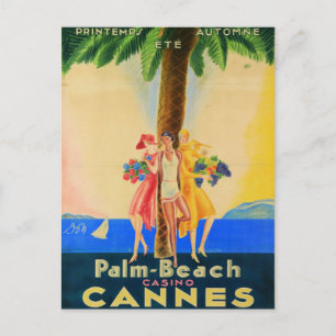  Cannes Frans reizen Briefkaart