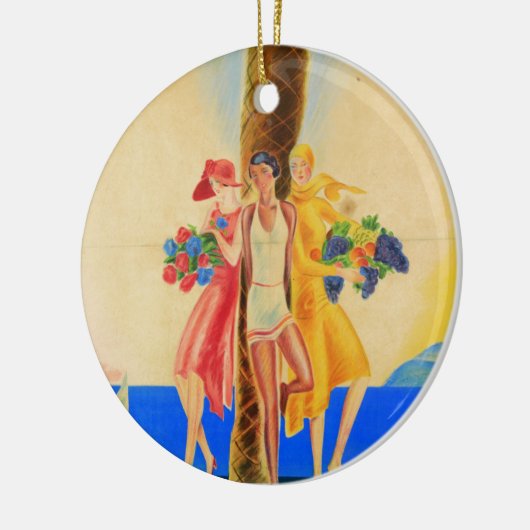 Cannes Frans reizen Keramisch Ornament (Links)