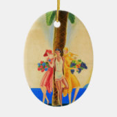  Cannes Frans reizen Keramisch Ornament (Voorkant)