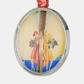  Cannes Frans reizen Metalen Ornament (Links)