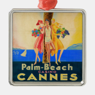  Cannes Frans reizen Metalen Ornament