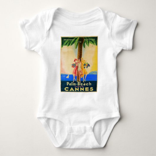  Cannes Frans reizen Romper (Voorkant)