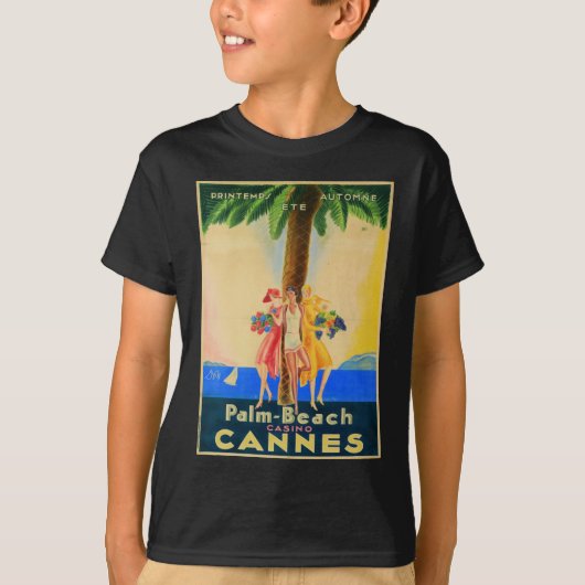  Cannes Frans reizen T-shirt (Voorkant)