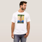 Cannes Frans reizen T-shirt (Voorkant volledig)