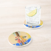  Cannes Frans reizen Zandsteen Onderzetter (Zijkant)