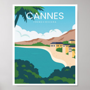 Cannes Franse Riviera Poster