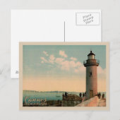 Cannes French Riviera Lighthouse France Briefkaart (Voorkant / Achterkant)
