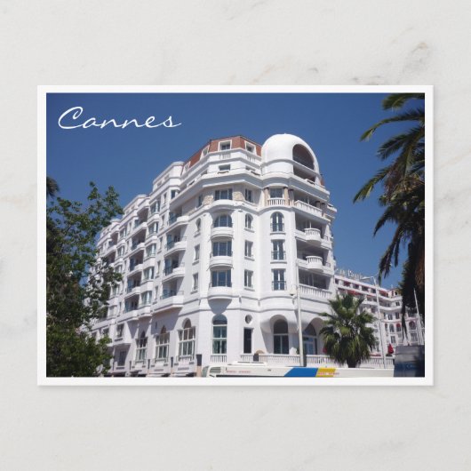 cannes hotel briefkaart (Voorkant)