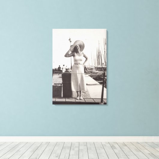 Cannes jaren '30 canvas (Insitu (Houten vloer))