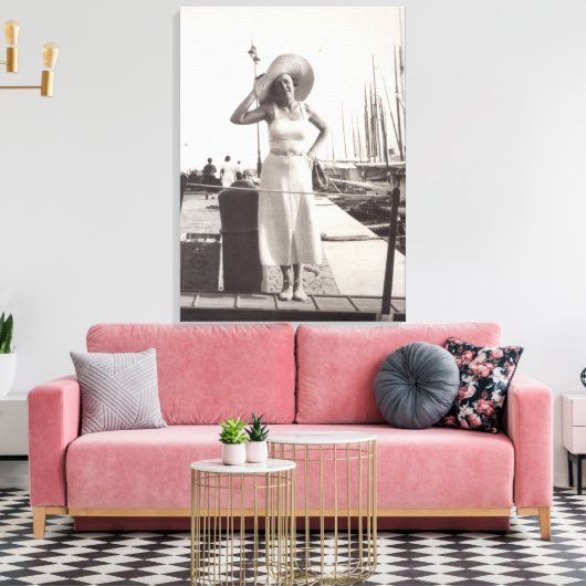 Cannes jaren '30 canvas (Insitu (Woonkamer))