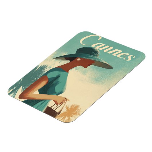 Cannes mode vintage magneet (Linkerzijde)
