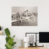 Cannes, op het strand in 1935 poster (Thuiskantoor)