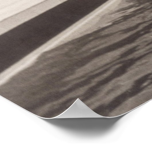 Cannes, op het strand in 1935 poster (Hoek)