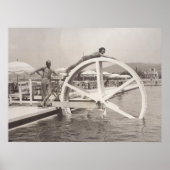 Cannes, op het strand in 1935 poster (Voorkant)