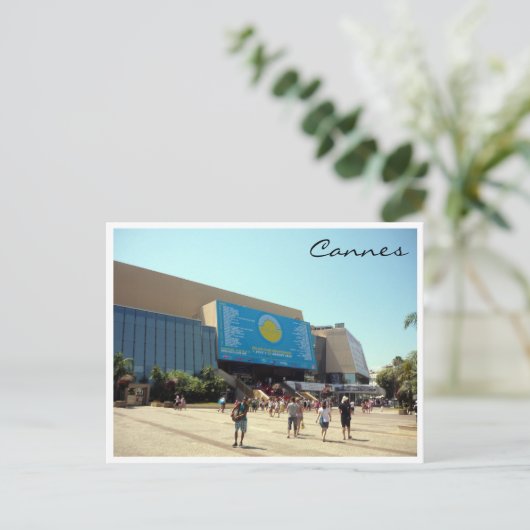 cannes palais briefkaart (Staand voorkant)
