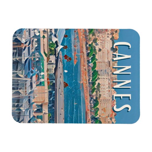 Cannes Photo Vintage Magneet (Horizontaal)