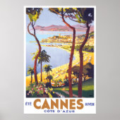 Cannes Travel Poster (Voorkant)