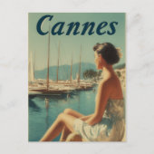 Cannes vintage briefkaart (Voorkant)