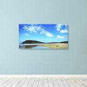 Cannibal Bay, Catlins: Nieuw-Zeeland Canvas Afdruk (Insitu (Houten vloer))