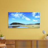 Cannibal Bay, Catlins: Nieuw-Zeeland Canvas Afdruk (Insitu (Woonkamer))