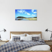 Cannibal Bay, Catlins: Nieuw-Zeeland Canvas Afdruk (Insitu (Slaapkamer))