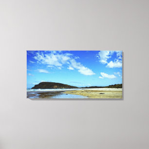Cannibal Bay, Catlins: Nieuw-Zeeland Canvas Afdruk