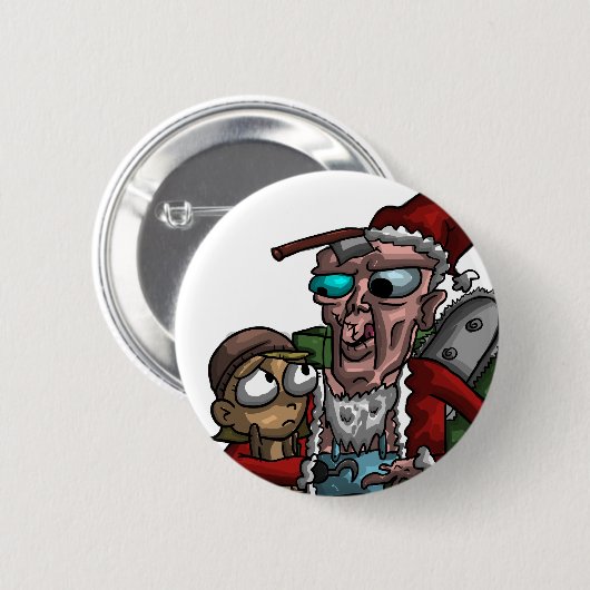Cannibal Claus Ronde Button 5,7 Cm (Voorkant /achterkant)