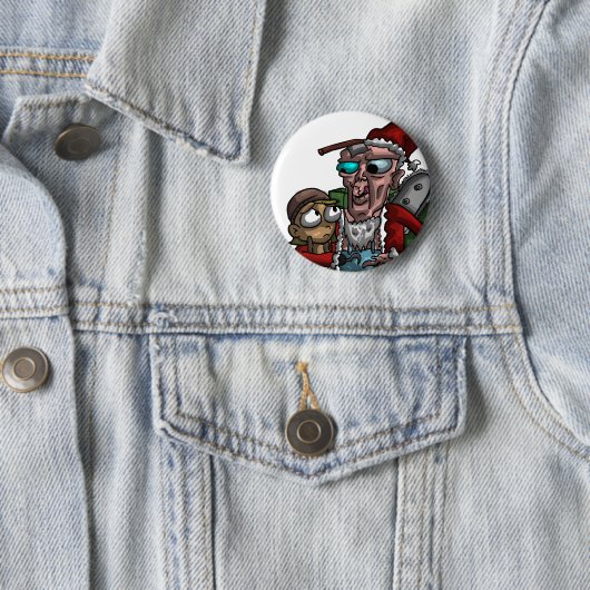 Cannibal Claus Ronde Button 5,7 Cm (In situ)