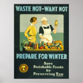 Canning Foods 1914 Poster (Voorkant)