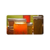 Canning in het najaar etiket (Voorkant)
