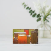 Canning in het najaar visitekaartje (Staand voorkant)