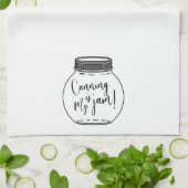 Canning is Mijn Jam Jar Canning Season Kitchen Tow Theedoek (Gevouwen)