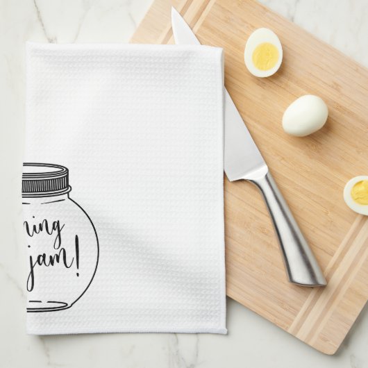 Canning is Mijn Jam Jar Canning Season Kitchen Tow Theedoek (Quarter Fold)