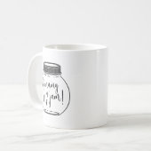 Canning is mijn Jam Jar Canning Season Koffiemok (Voorkant links)