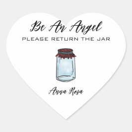 *~* Canning Jar AP30 Return jar Canning Mason Hart Sticker