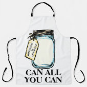 Canning Jar Personalize Long Apron Schort (Voorkant)