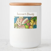 Canning Labels Voedselcontainer Etiket (Voorkant)