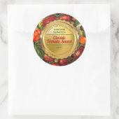 Canning tomaten gepersonaliseerd uit de keuken van ronde sticker (Tas)