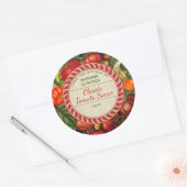 Canning tomaten gepersonaliseerd uit de keuken van ronde sticker (Envelop)