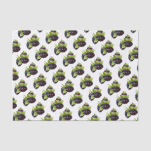 Canning van bramen tissuepapier