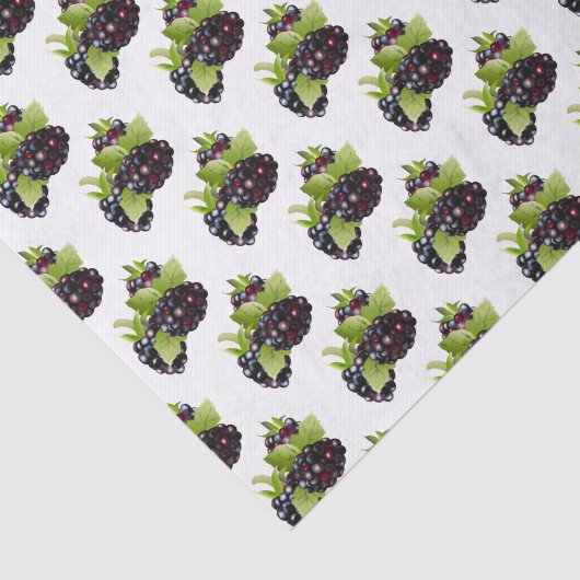 Canning van bramen tissuepapier (Detail)