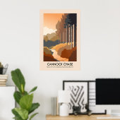 Cannock Chase AONB Reisposter Poster (Thuiskantoor)