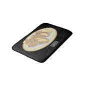 Cannoli cartoon illustratie badmat (Gekanteld)